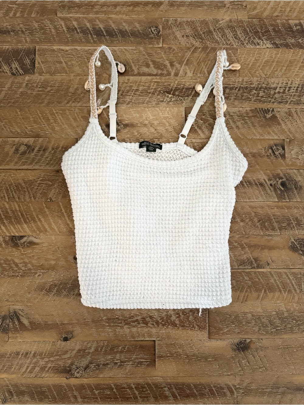 wild fable Light Blue Knit Cropped Tank